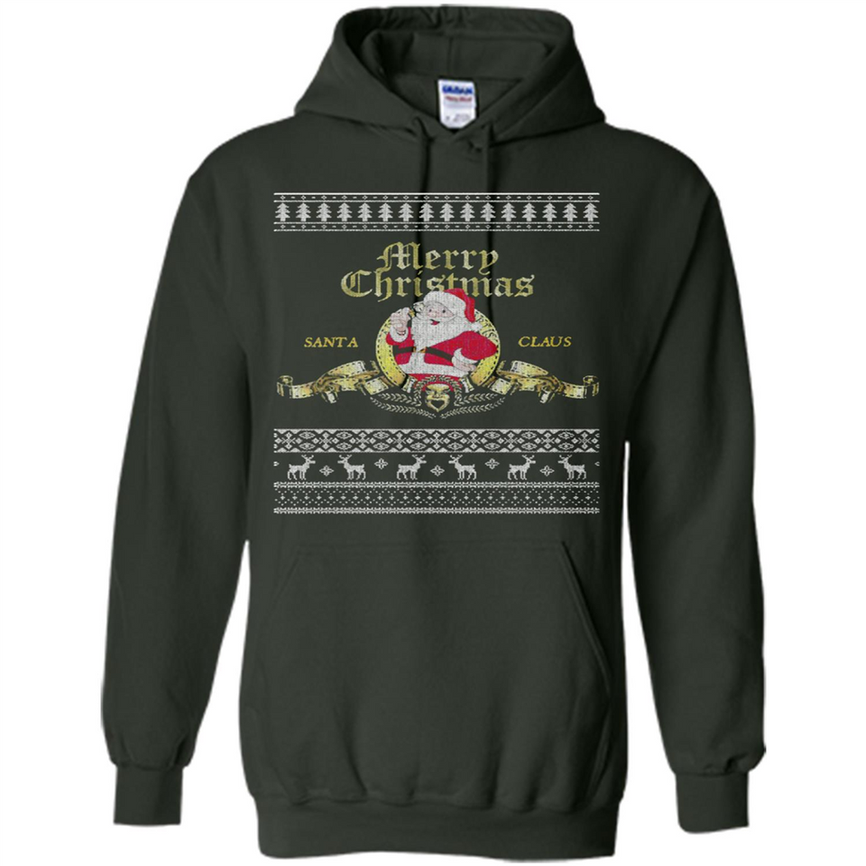 Christmas Santa Goldwyn Mayer Logo - Hoodie