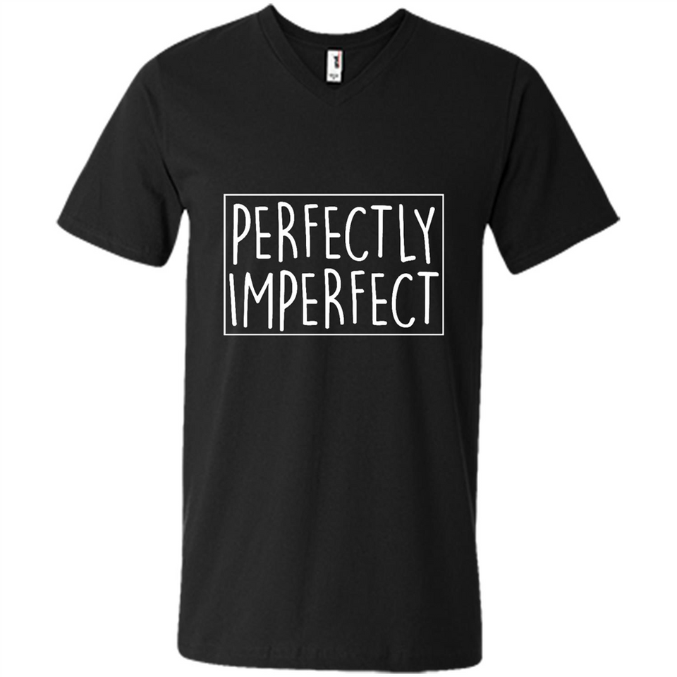 Perfectly Imperfect Black mugs PINGPONG - Men's V-Neck
