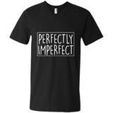Perfectly Imperfect Black mugs PINGPONG - Men's V-Neck