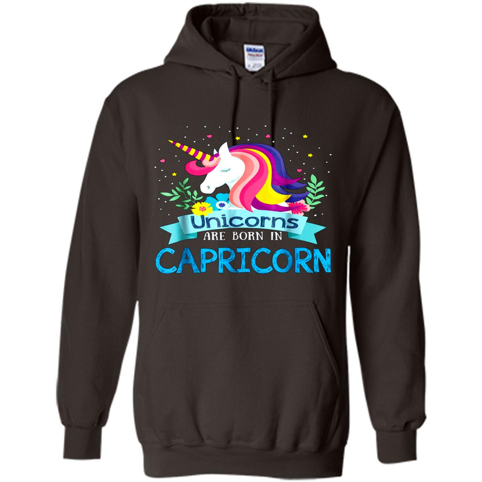 Unicorns are born in Capricorn Birthday Rainbow Gift Custom Ultra Cotton