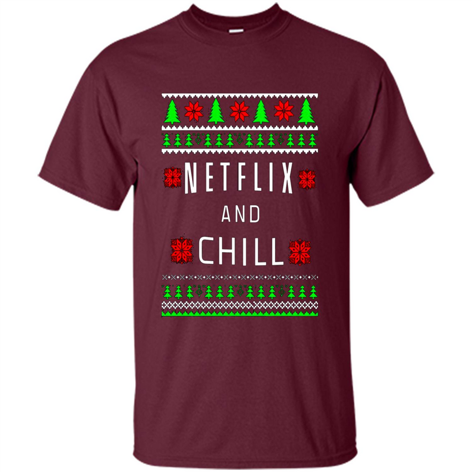 Netflix And Chill Christmas sweater PINGPONG