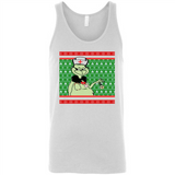 Grinch Nurse Ugly Christmas Sporty T-Shirt PINGPONG - Canvas Unisex Tank