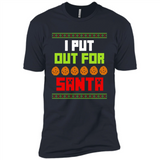 Cookies Out For Santa Christmas - Premium Short Sleeve T-Shirt