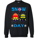 Snow Day Shirt For Detroit Pistons Vs Minion Fans pingpong