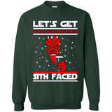 Let’s get sith faced Christmas sweatshirt PINGPONG