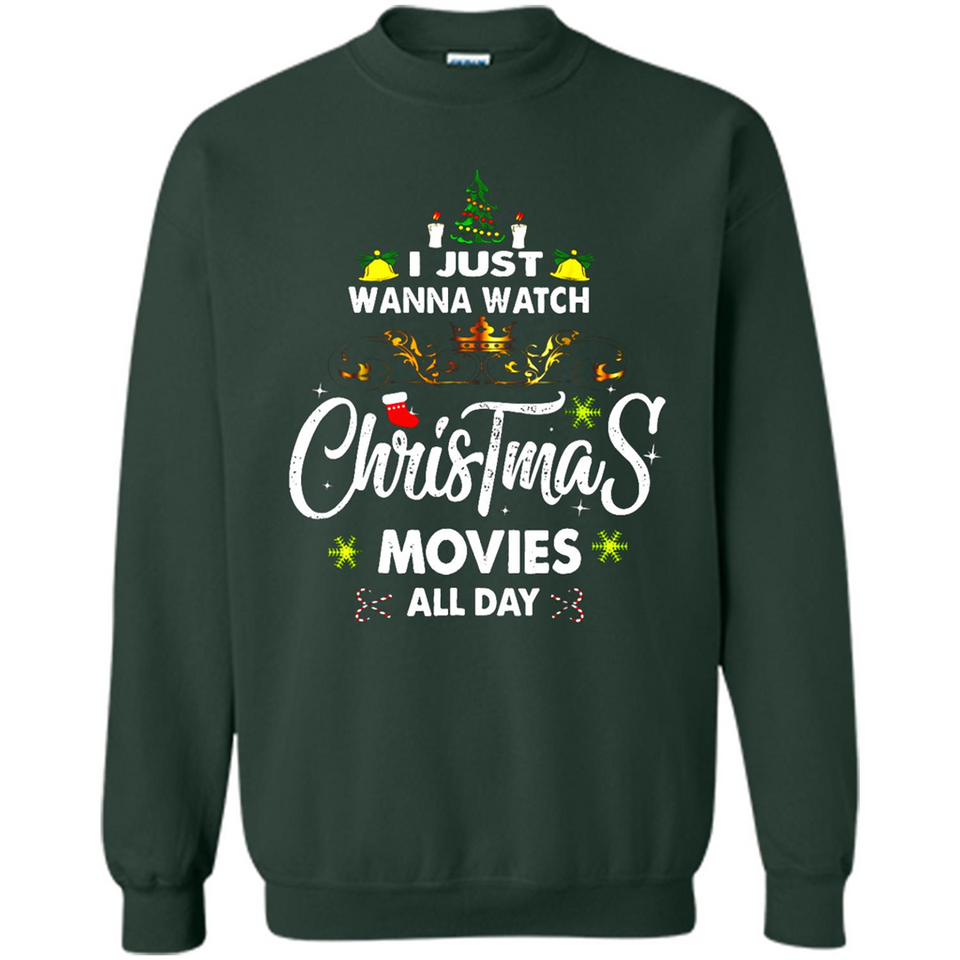 Funny Christmas Movie Shirt, Christmas Movies - Sweatshirt