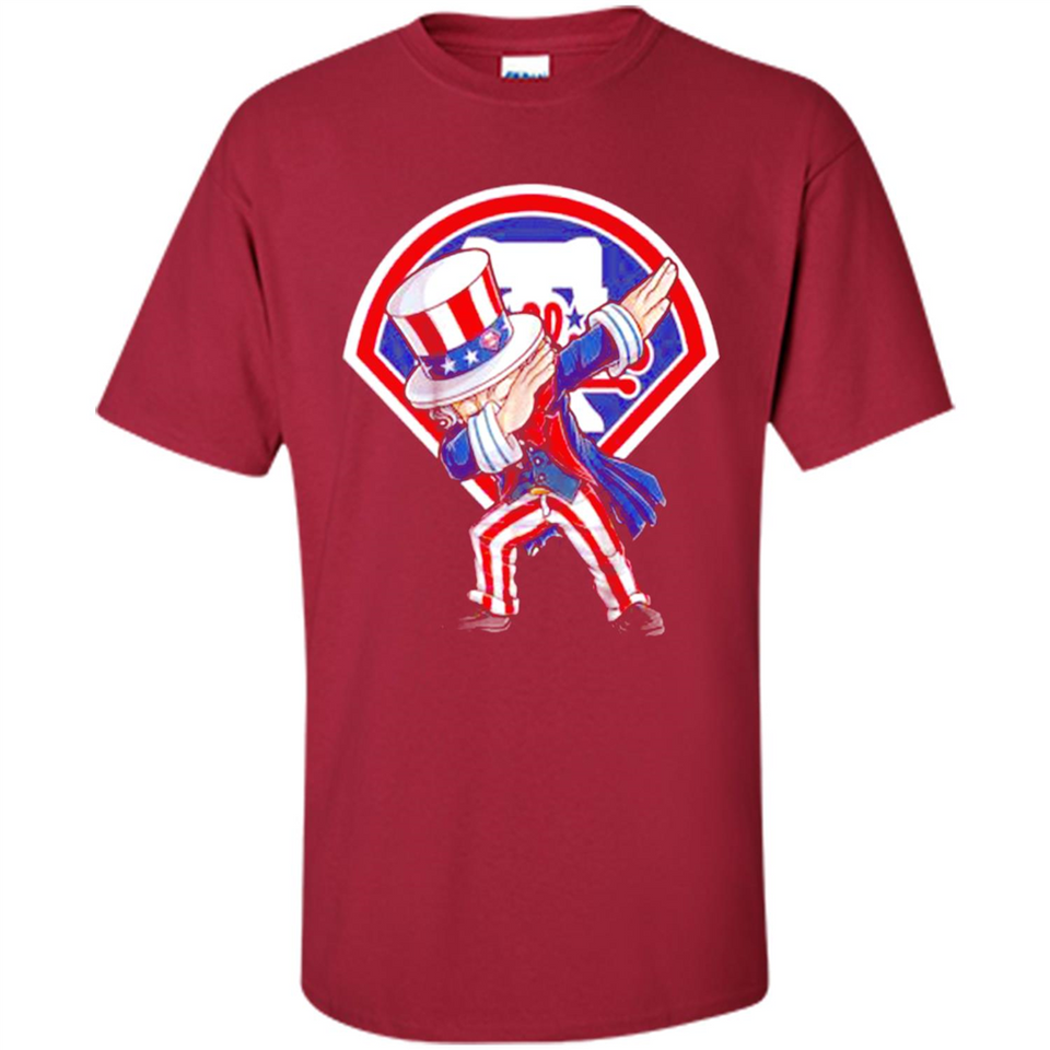 MLB PHILADELPHIA PHILLIES UNCLE SAM DABBING INDEPENDENCE DAY