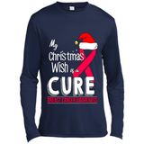My Christmas Wish Is A Cure Breast Cancer Awareness sweater PINGPONG