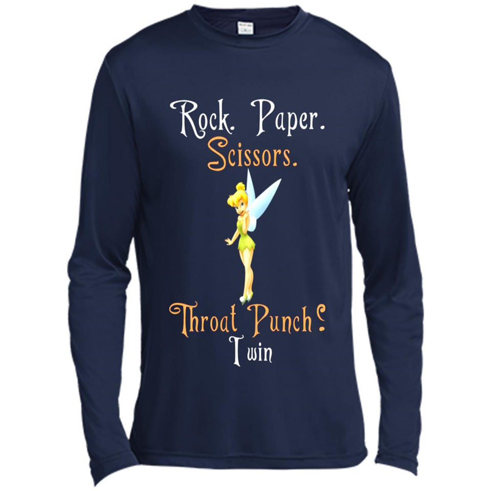 Tinker Bell Rock Paper Scissors Throat Punch I win PINGPONG
