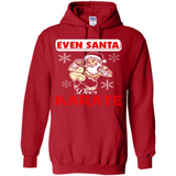 Even Santa Does Karate - Funny Karate - Hoodie
