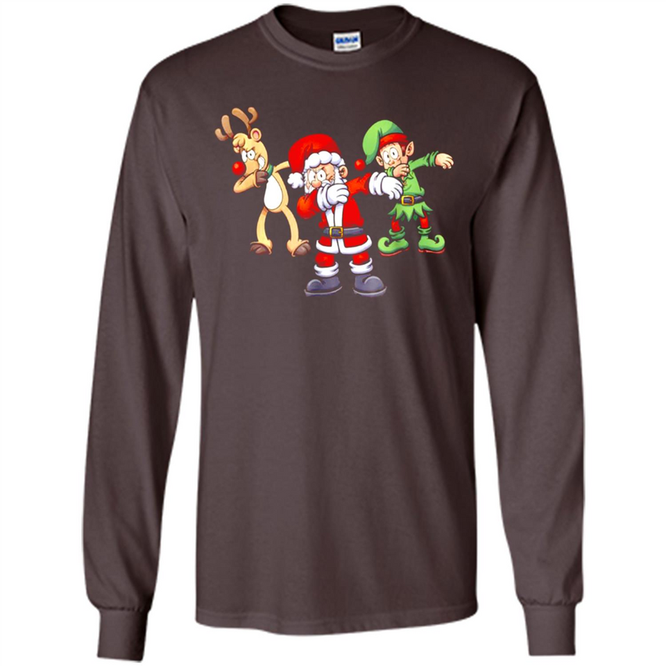 Dabbing Santa - Long Sleeve T-Shirt