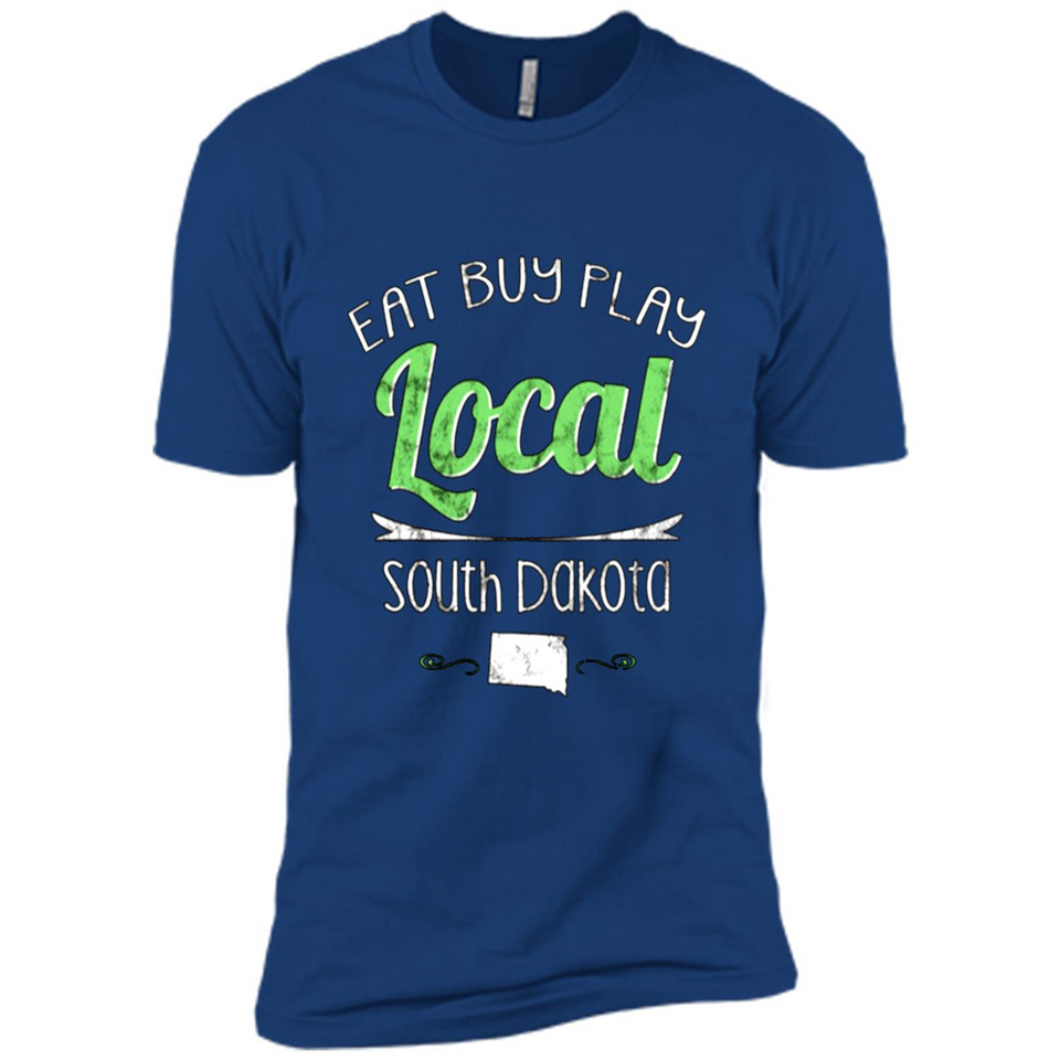 Eat Buy Play Local South Dakota Distressed PING PONG