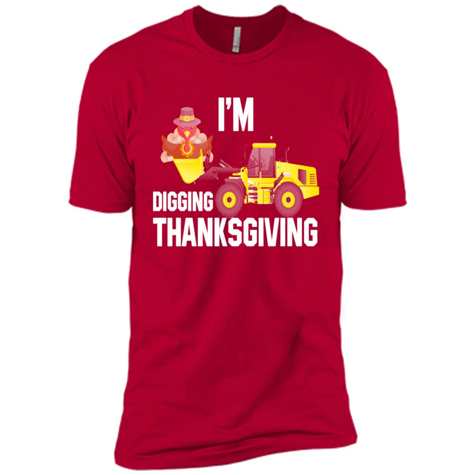 I'm Digging Thanksgiving Cute Turkey Tractor