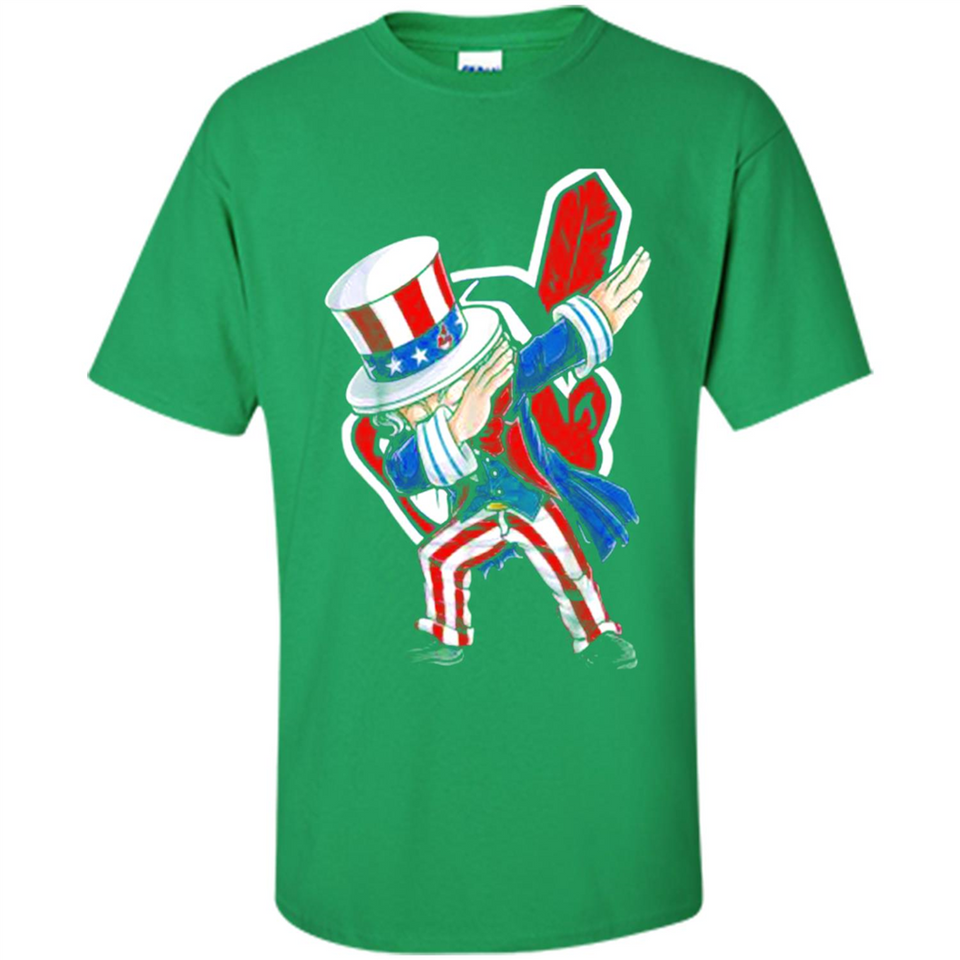 MLB CLEVELAND INDIANS UNCLE SAM DABBING INDEPENDENCE DAY