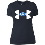 Miami Marlins Under Armour Logo - Ladies' Boyfriend T-Shirt