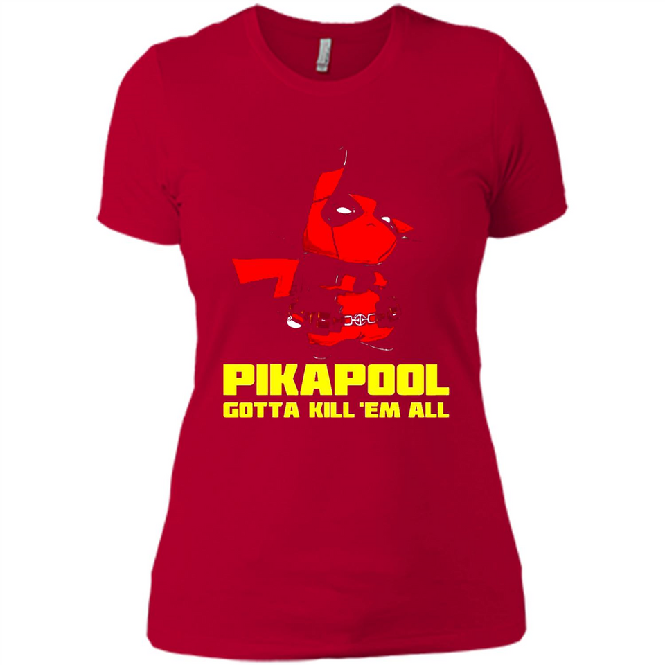 Pikapool Gotta Kill Them All Shirt PINGPONG - Ladies' Boyfriend T-Shirt