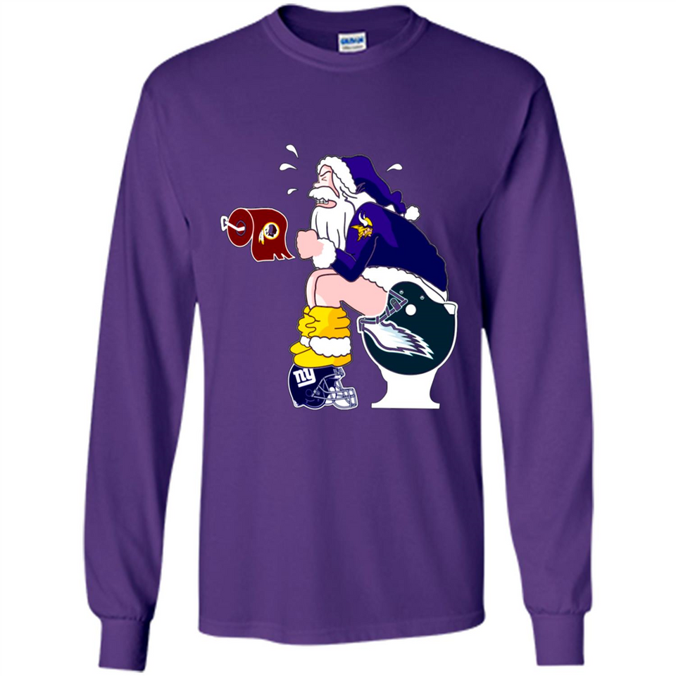 Minnesota Vikings Toilet Santa Claus PINGPONG