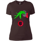 GRINCH HAND HOLDING DETROIT TIGERS GLITTER CHRISTMAS PINGPONG