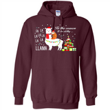 Llama Tis the season to be slothy Christmas sweatshirt PINGPONG - Hoodie