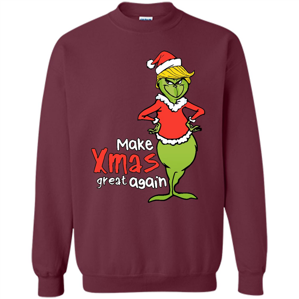 Trump Grinch Shirt, Make Xmas Great Again Christmas