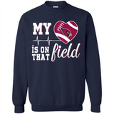 Arizona Cardinals Football My Heart is on that Field - Sweatshirt