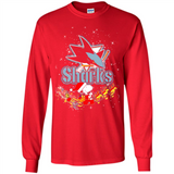 Snoopy Christmas San Jose Sharks - Long Sleeve T-Shirt