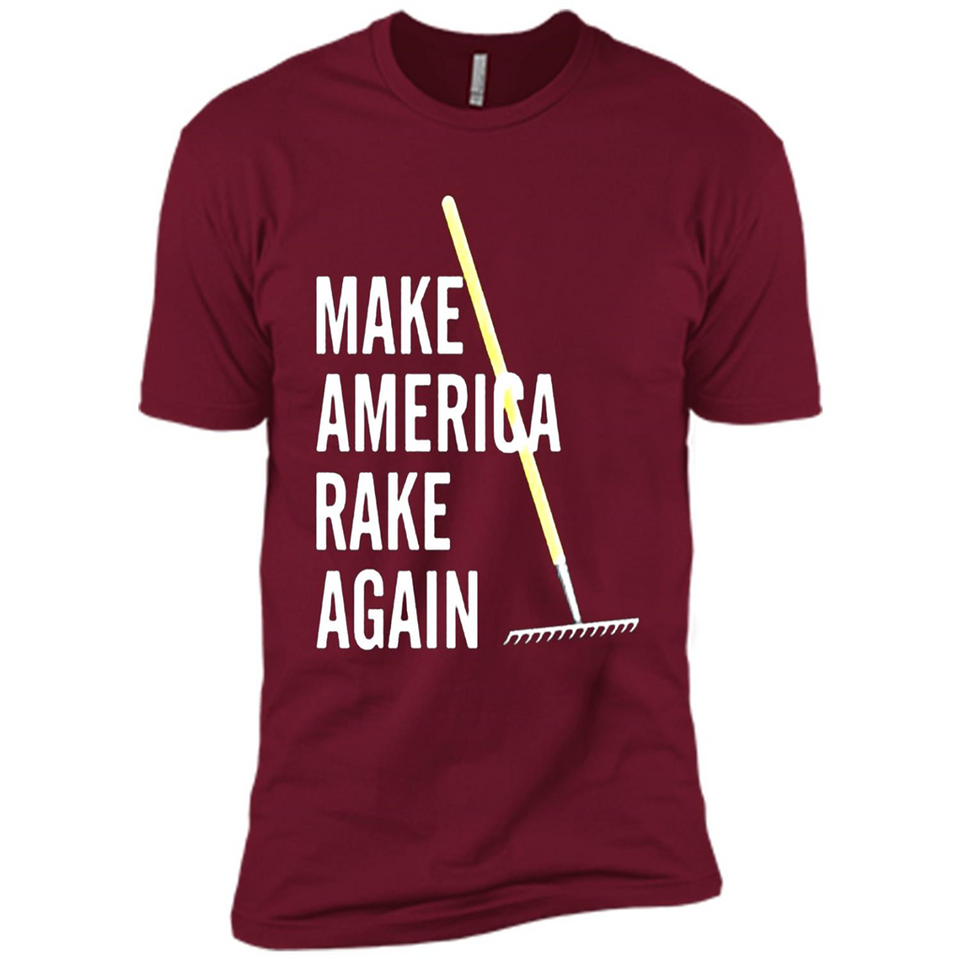 Make America Rake Again California Fires Paradise Youth T-Shirt PINGPONG - Premium Short Sleeve T-Shirt