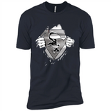 Chicago White Sox And Superman Fans - Premium Short Sleeve T-Shirt