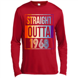 Retro Straight Outta 1968 50 Years Old - Canvas Long Sleeve T-Shirt