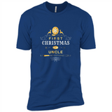 First Christmas as a Uncle - Christmas Family - Premium Short Sleeve T-Shirt