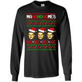 Patrick Mahomes Ma Ho Ho Homes Christmas sweatshirt PINGPONG - Long Sleeve T-Shirt