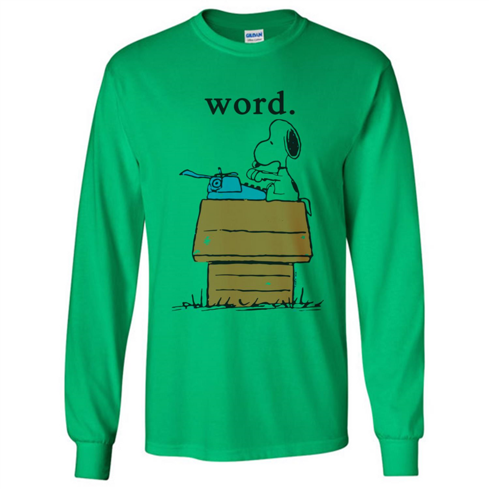 Snoopy Word - Long Sleeve T-Shirt