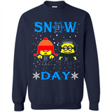 Snow Day Shirt For Detroit Tigers Vs Minion Fans pingpong