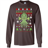 Octopus Ugly Sweater Christmas - Long Sleeve T-Shirt