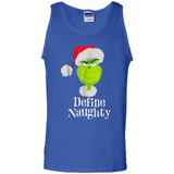 Santa Grinch Define Naughty Christmas Sweatshirt - Tank Top