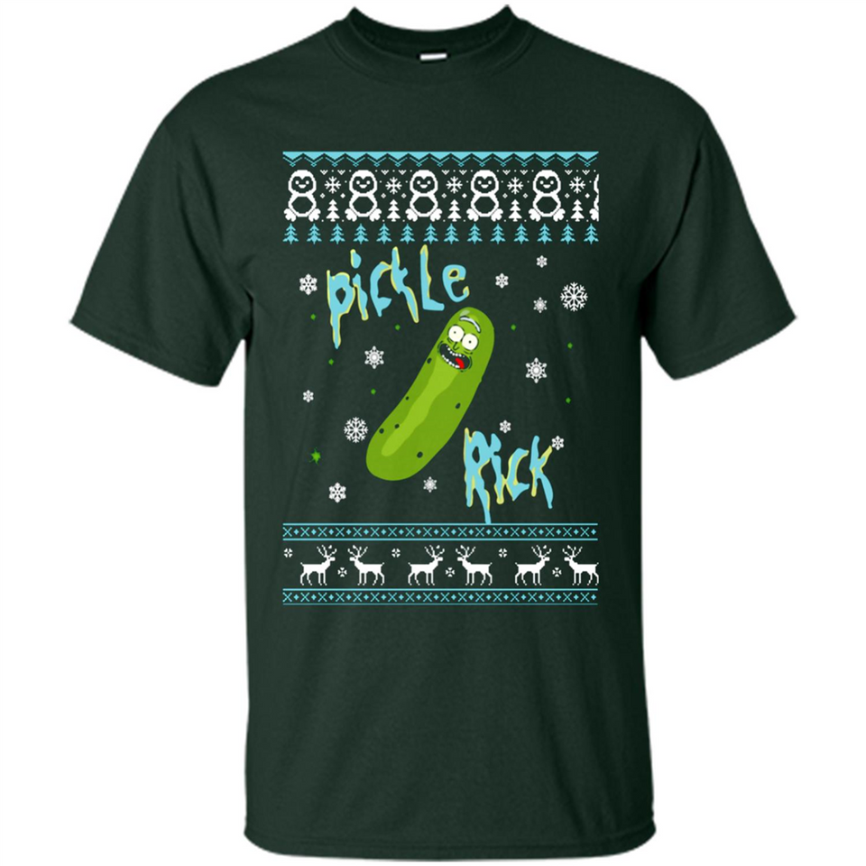 Rick and Morty Pickle Rick Ugly Christmas Sweater - Shirt