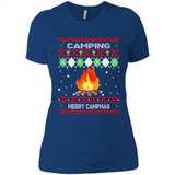 Merry Campmas Ugly Christmas - Ladies' Boyfriend T-Shirt