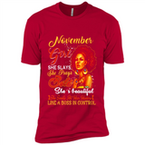 November Girl She Slays She Prays Beautiful Birthday PINGPONG