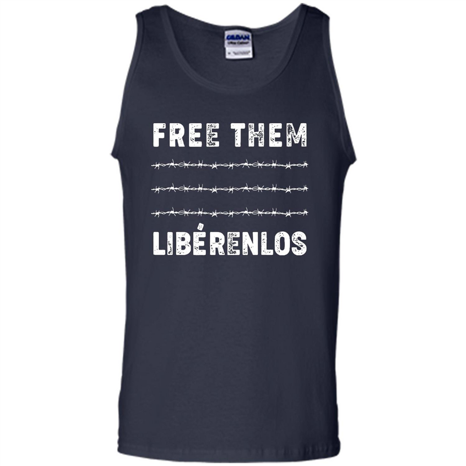 Peaceful Communities- Free Them Liberenlos Shirt PINGPONG - Tank Top