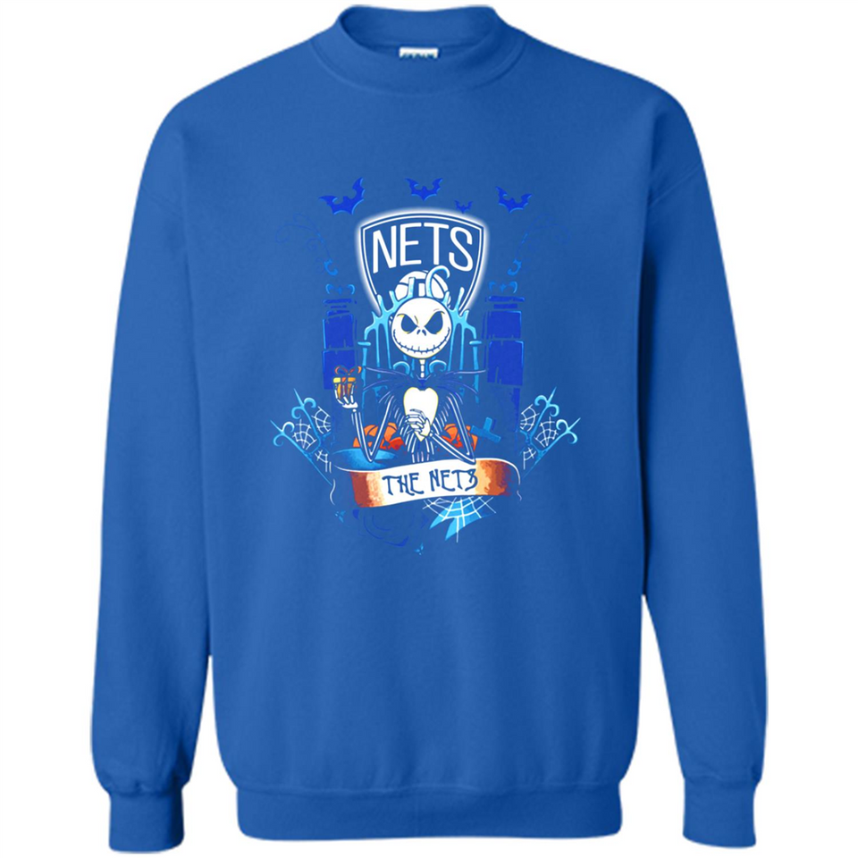 Brooklyn Nets Halloween The Nightmare Before Christmas - Sweatshirt
