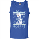 Olaf frozen ugly christmas sweater - Tank Top
