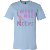 Breast cancer awareness mother - Canvas Unisex T-Shirt