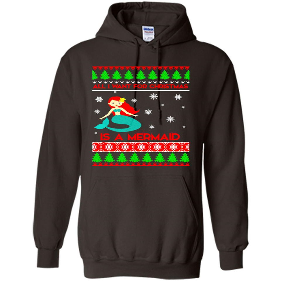 All I Want For Christmas Is A Mermaid ugly PINGPONG