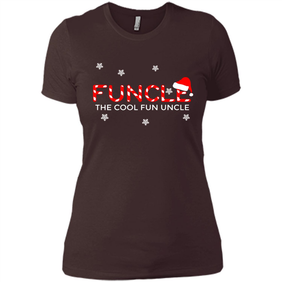 Mens Christmas Funcle The Cool Fun Uncle Definition Xmas - Ladies' Boyfriend T-Shirt