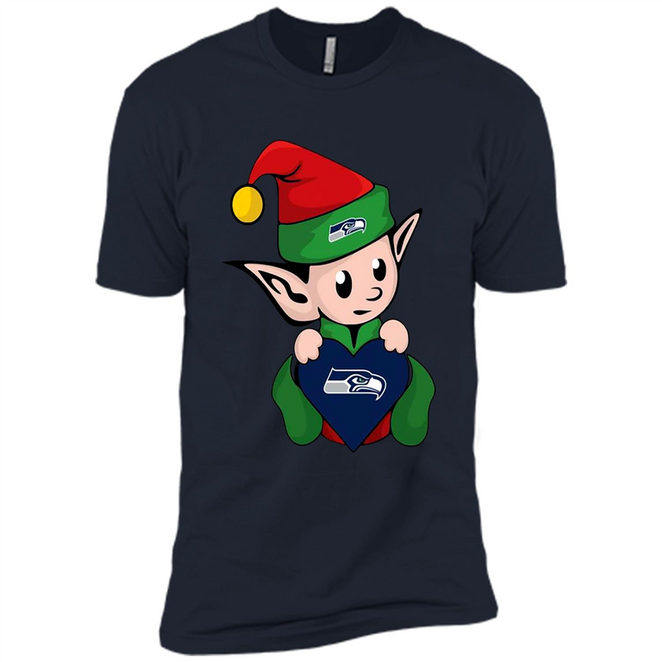 Seattle Seahawks ELF Elves Grinch Santa Claus