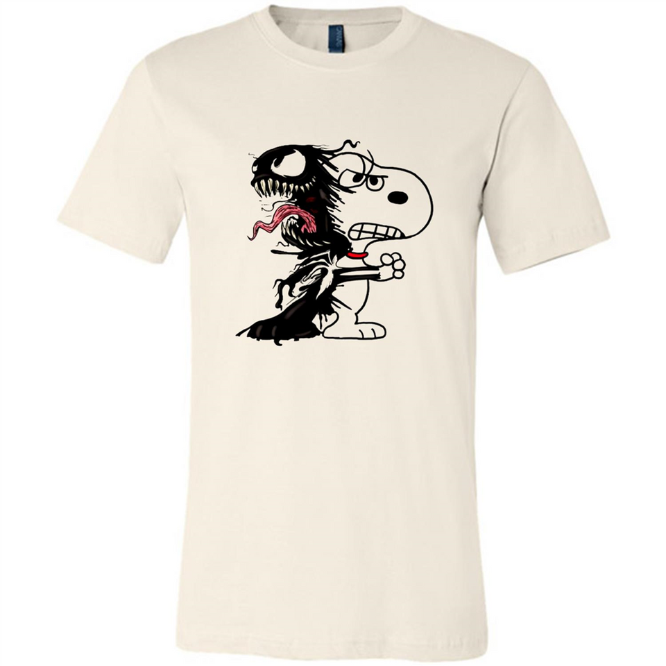 Venom Snoopy MERCHCUTE - Canvas Unisex T-Shirt
