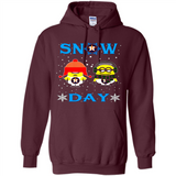 Snow Day Shirt For Houston Astros Vs Minion Fans pingpong