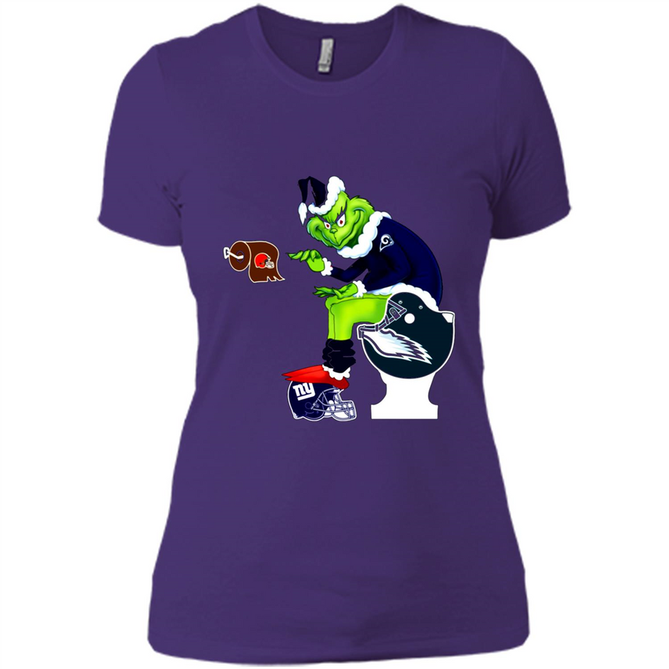 Los Angeles Rams Toilet Grinch Santa Claus Football Fan PINGPONG