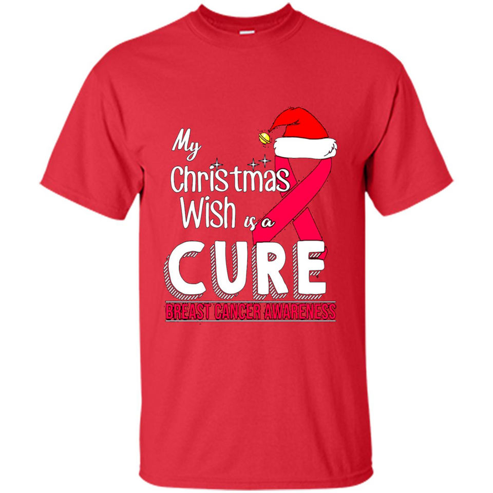 My Christmas Wish Is A Cure Breast Cancer Awareness sweater PINGPONG