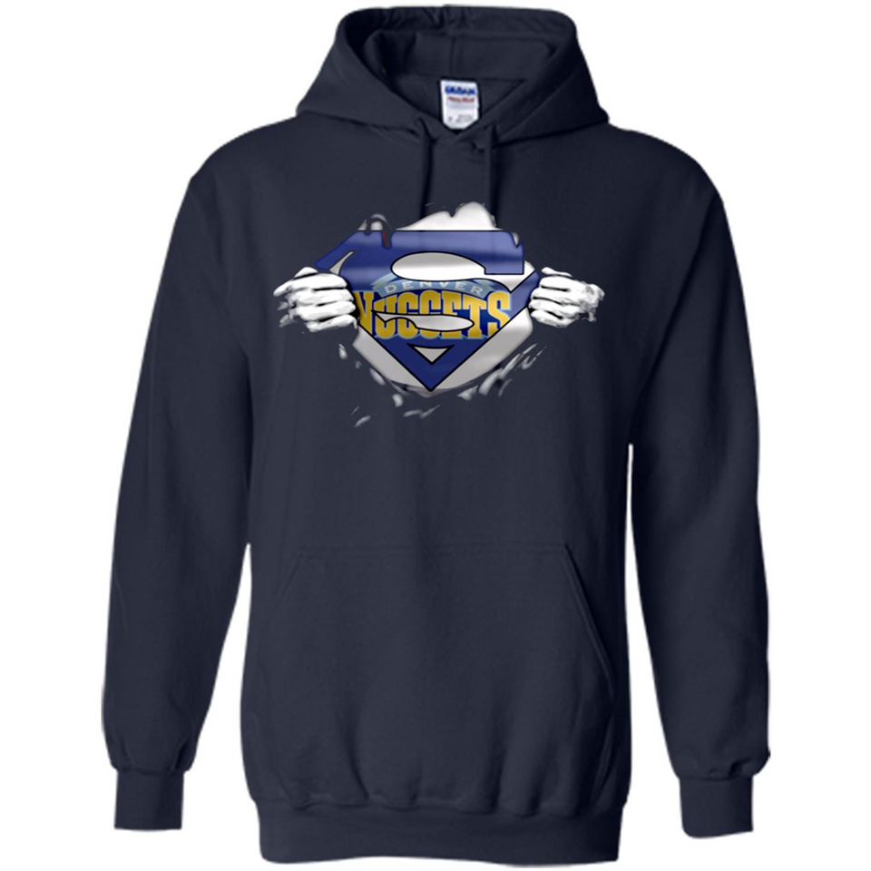 Denver Nuggets And Superman Fans - Hoodie